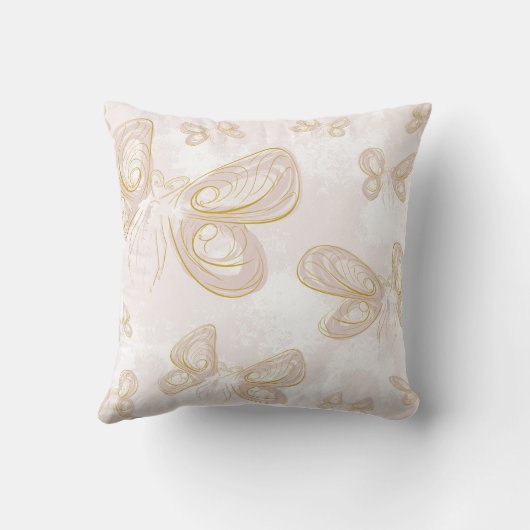 蝶 クッション (裏面)