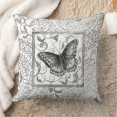 蝶 クッション (ブランケット)