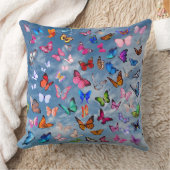 蝶 クッション (ブランケット)