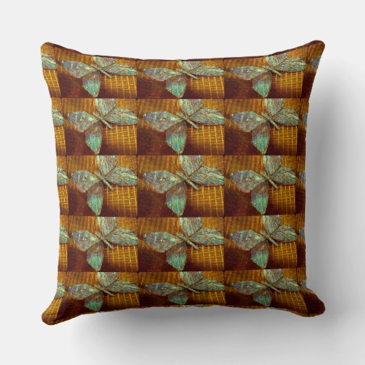 蝶 クッション (裏面)