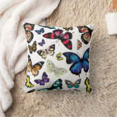 蝶 クッション (ブランケット)