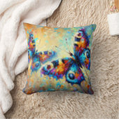 蝶 クッション (ブランケット)