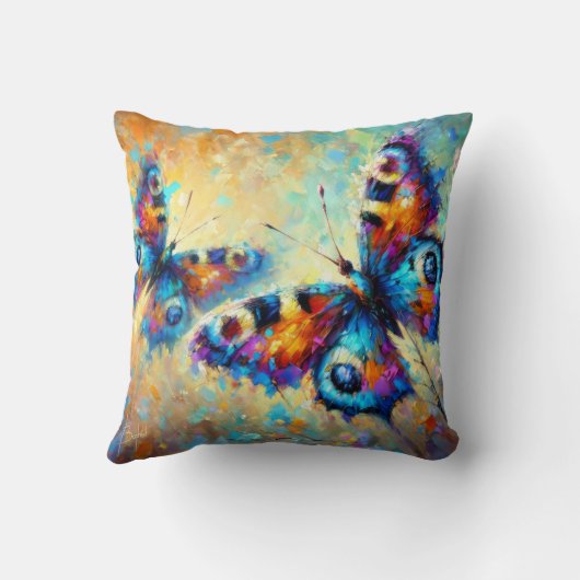 蝶 クッション (裏面)