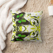 蝶 クッション (ブランケット)