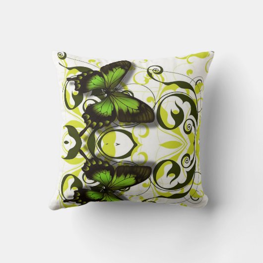 蝶 クッション (裏面)