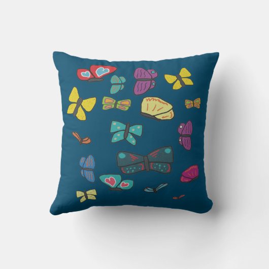 蝶 クッション (裏面)