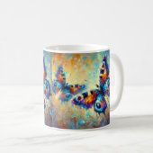 蝶 コーヒーマグカップ (正面右)