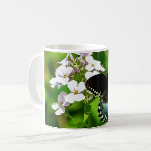 蝶 コーヒーマグカップ (正面左)