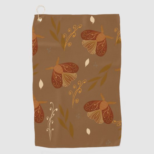 蝶 ゴルフタオル (正面)