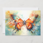 蝶 サンキューカード (正面)