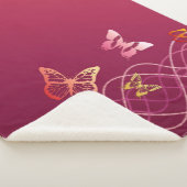 蝶 シェルパブランケット (3/4)