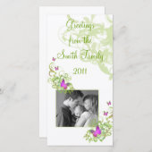 蝶 シーズンカード (正面/裏面)