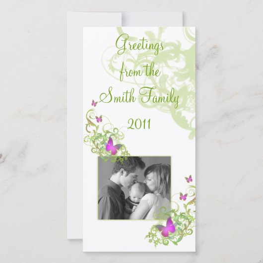 蝶 シーズンカード (正面)