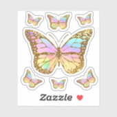 蝶 シール (シート)