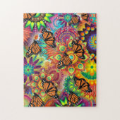 蝶 ジグソーパズル (縦)