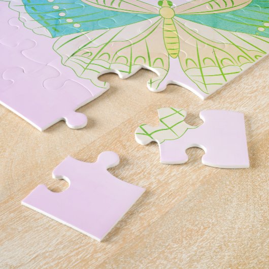 蝶 ジグソーパズル (側面)