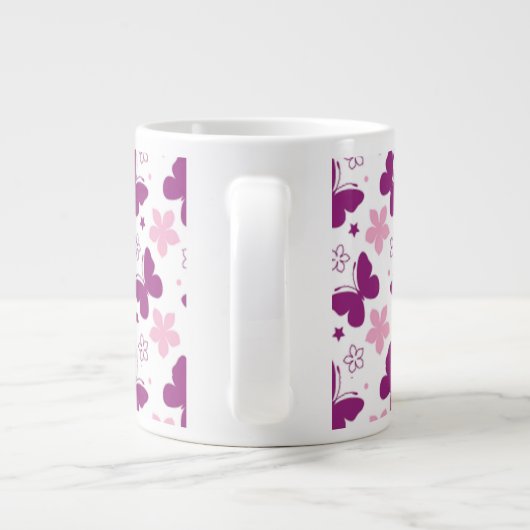 蝶 ジャンボコーヒーマグカップ (裏面)