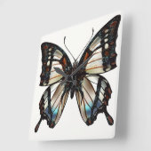 蝶 スクエア壁時計 (傾斜)