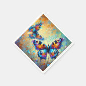 蝶 スタンダードカクテルナプキン (角)