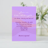 蝶&スターズバルミツワーパーティーカード 招待状 (スタンド正面)