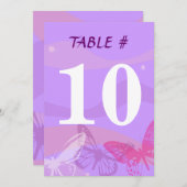 蝶&スターズバルミツワー招待状 招待状 (正面/裏面)