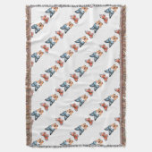 蝶 スローブランケット (正面縦)