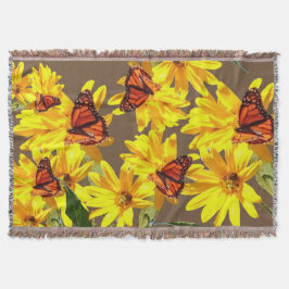 蝶 スローブランケット
