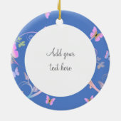 蝶 セラミックオーナメント (裏面)