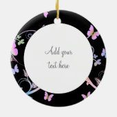 蝶 セラミックオーナメント (裏面)