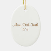 蝶 セラミックオーナメント (裏面)