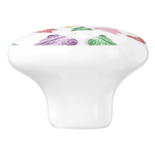 蝶 セラミックノブ (側面)