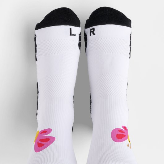 蝶 ソックス (上部)