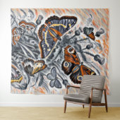 蝶 タペストリー (インサイチュ(横))