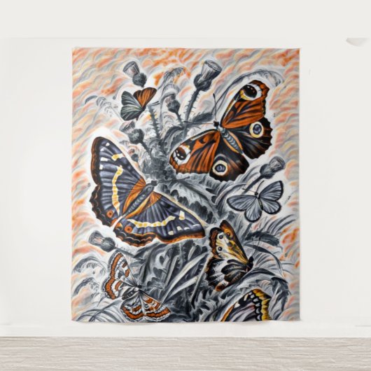 蝶 タペストリー (正面)