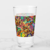 蝶 タンブラーグラス (裏面)