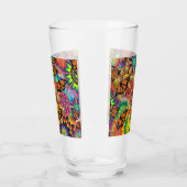 蝶 タンブラーグラス (左)