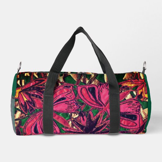 蝶 ダッフルバッグ (裏面)