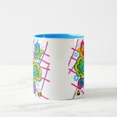 蝶 ツートーンマグカップ (中央)