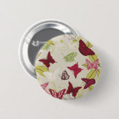 蝶-テンプレートをカスタマイズ 缶バッジ (正面&裏面)