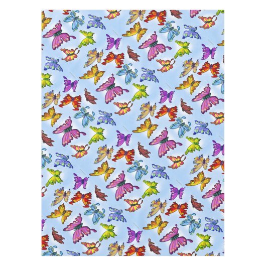 蝶 テーブルクロス (正面)