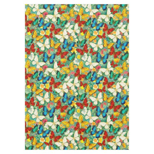 蝶 テーブルクロス (正面)