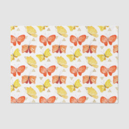 蝶(デザイン50黄/オレンジ系) 薄葉紙