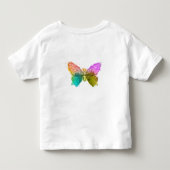 蝶 トドラーTシャツ (裏面)