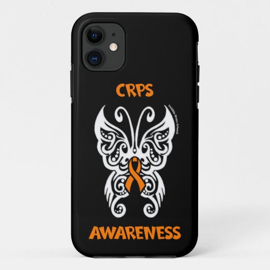 蝶/トライバル…CRPS Case-Mate iPhoneケース (裏面)