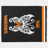 蝶/トライバル…RSD フリースブランケット (正面(横))