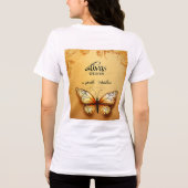 蝶 トライブレンドＴシャツ (裏面)