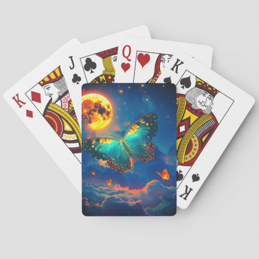 蝶 トランプ (裏面)