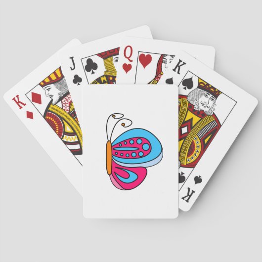 蝶 トランプ (裏面)