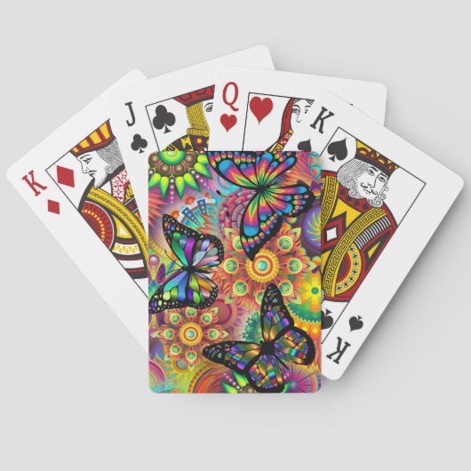 蝶 トランプ (裏面)