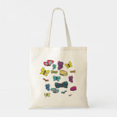 蝶 トートバッグ (裏面)